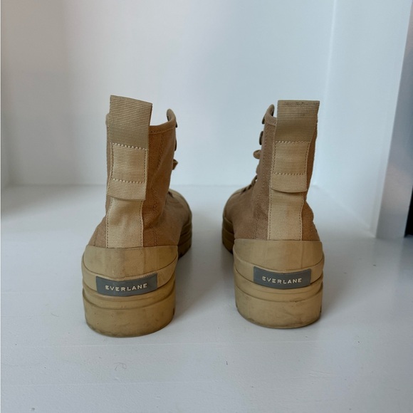 Everlane The Canvas Utility Boots in Light Khaki Women's 8.5 - Picture 3 of 6